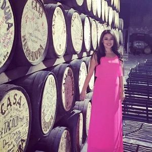 Gianni Bini pink maxi